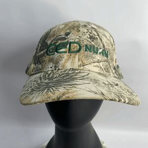 CED Cap Hat Adult Adjustable Beige 100%Cotton Gam Guard Tree Cactus‎ Nice